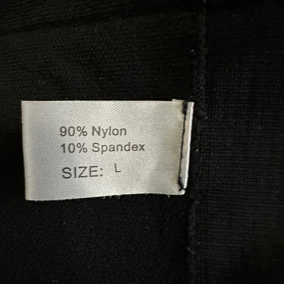 Women's maternity spandex & Nylon Tank Top Size Large Black compression - Picture 4 of 7